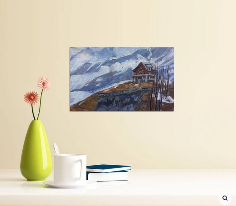 Original Impressionism Landscape Painting by Elena Sokolova