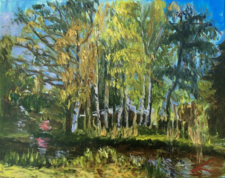 Spring park Painting by Elena Sokolova | Saatchi Art