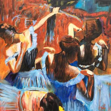 Print of Performing Arts Paintings by Elena Sokolova