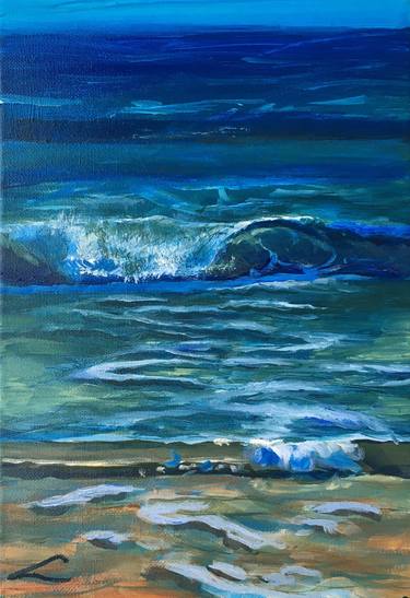 Original Impressionism Seascape Paintings by Elena Sokolova