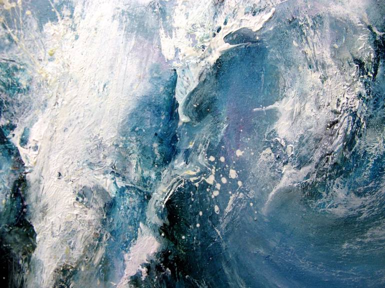 Original Abstract Expressionism Seascape Painting by Alison Johnson