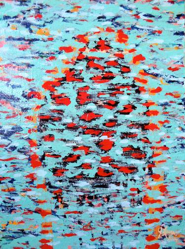 Original Abstract Water Paintings by Joseph Laurro