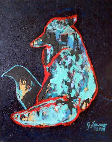 Original Abstract Animal Paintings by Joseph Laurro