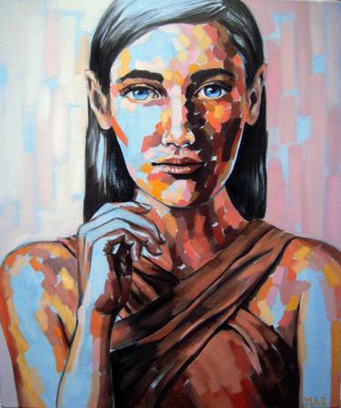 Print of Portrait Paintings by Magdalena Ana Rosso