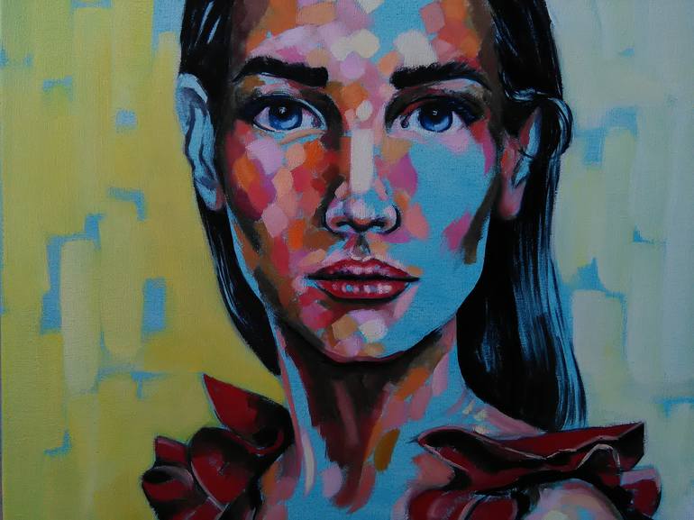 Original Women Painting by Magdalena Ana Rosso