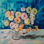 flowers in a vase by Magdalena Ana Rosso