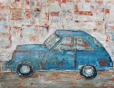 Original Expressionism Car Paintings by Shabana Godhrawala