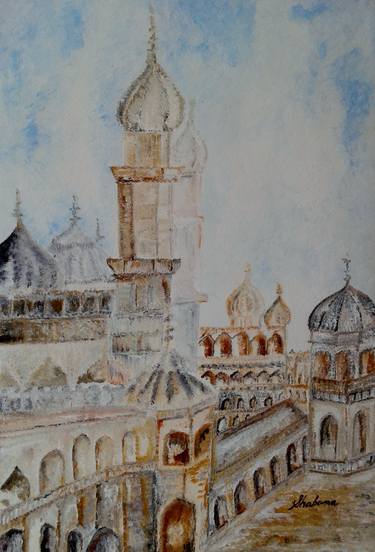 Original Architecture Paintings by Shabana Godhrawala