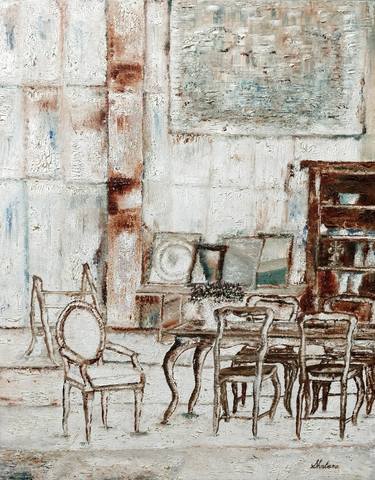 Original Conceptual Interiors Paintings by Shabana Godhrawala