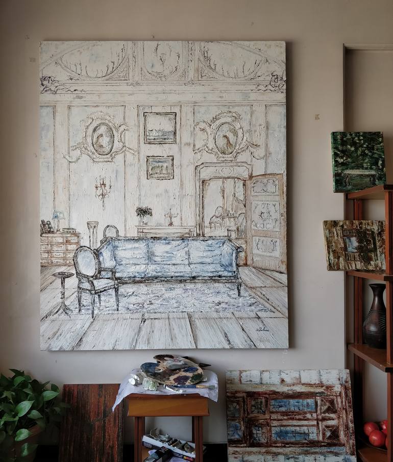 Original Interiors Painting by Shabana Godhrawala