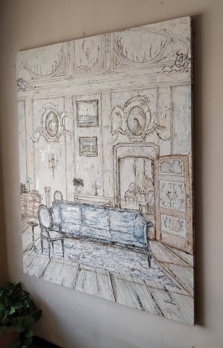 Original Fine Art Interiors Painting by Shabana Godhrawala