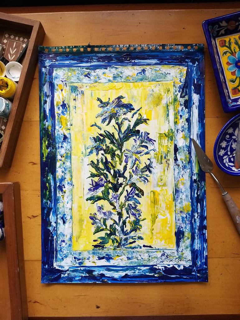 Original Impressionism Nature Painting by Shabana Godhrawala