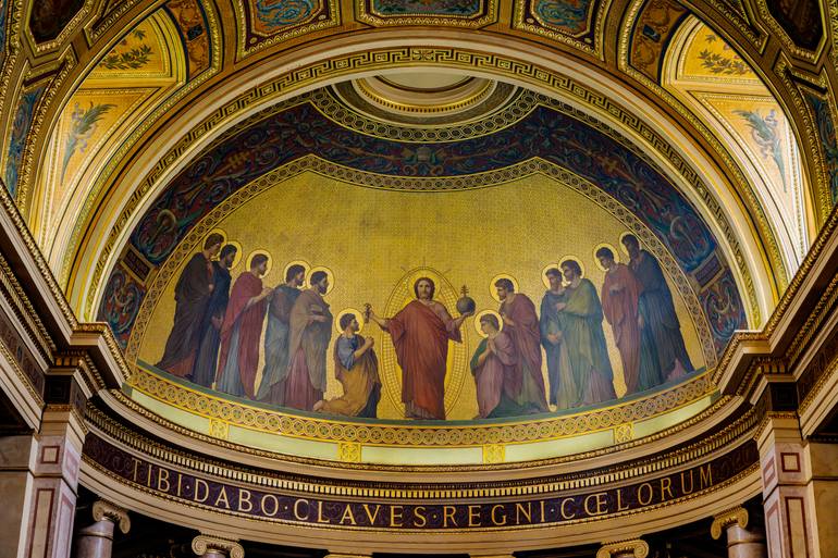 Original Architecture Photography by Guy Sargent | Baroque Art on Paper | Jesus and the Apostles