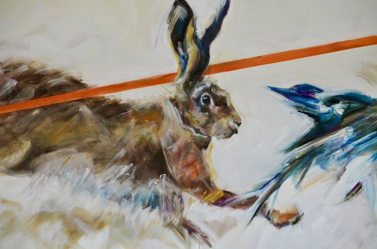 Original Figurative Animal Painting by Michelle Parsons