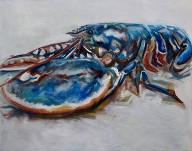 Original Expressionism Fish Paintings by Michelle Parsons