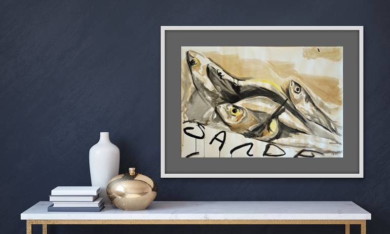 Original Fish Drawing by Michelle Parsons