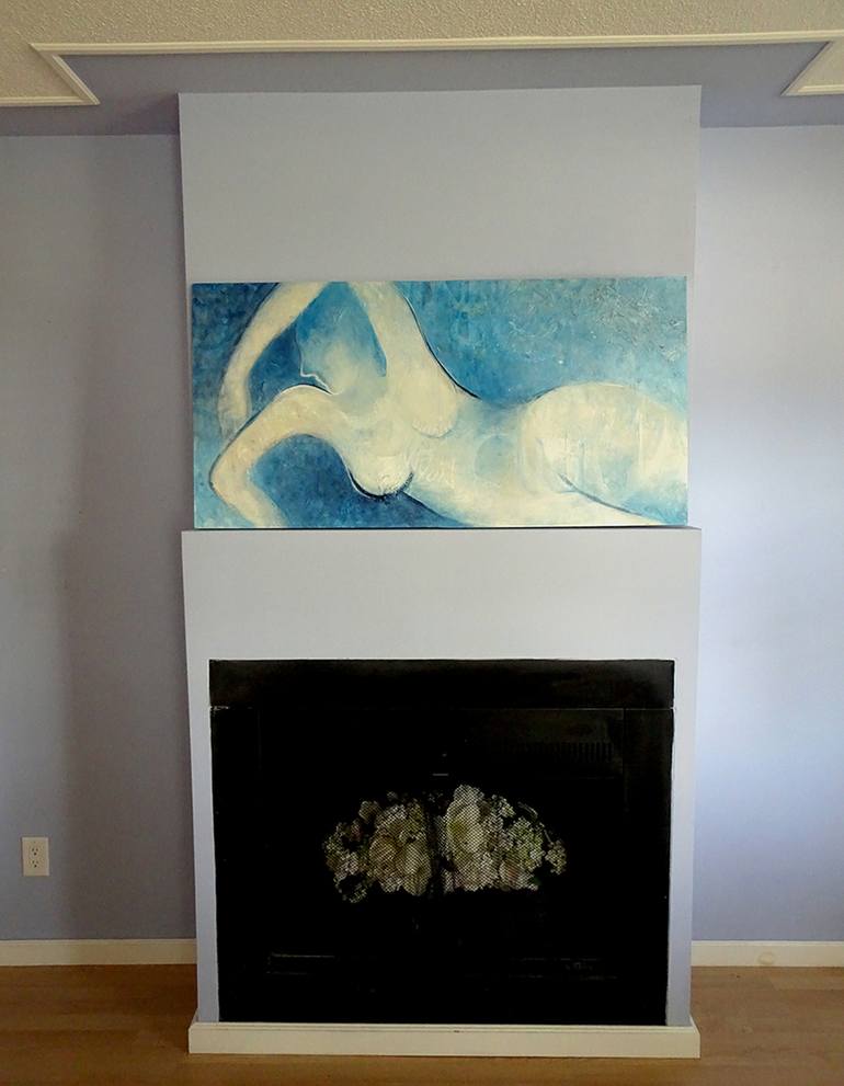 Original Abstract Nude Painting by Joanna COKE