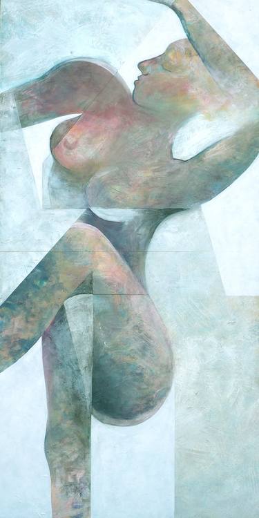 Original Abstract Nude Paintings by Joanna COKE