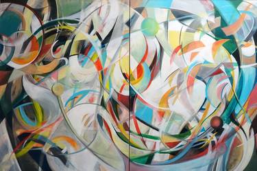 Saatchi Art Artist Joanna COKE; Paintings, “Atomic Joy” #art