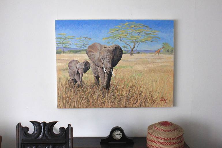 Original Figurative Animal Painting by Brian King