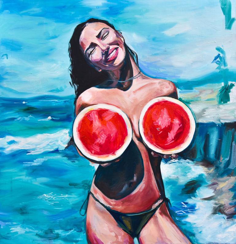 Oil painting erotic