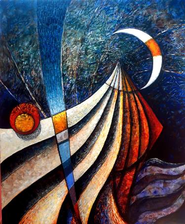 Print of Abstract World Culture Paintings by Uğur VİDİNLİ