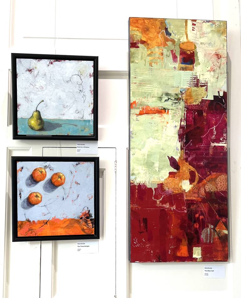 Original Abstract Expressionism Still Life Painting by Maria Morales