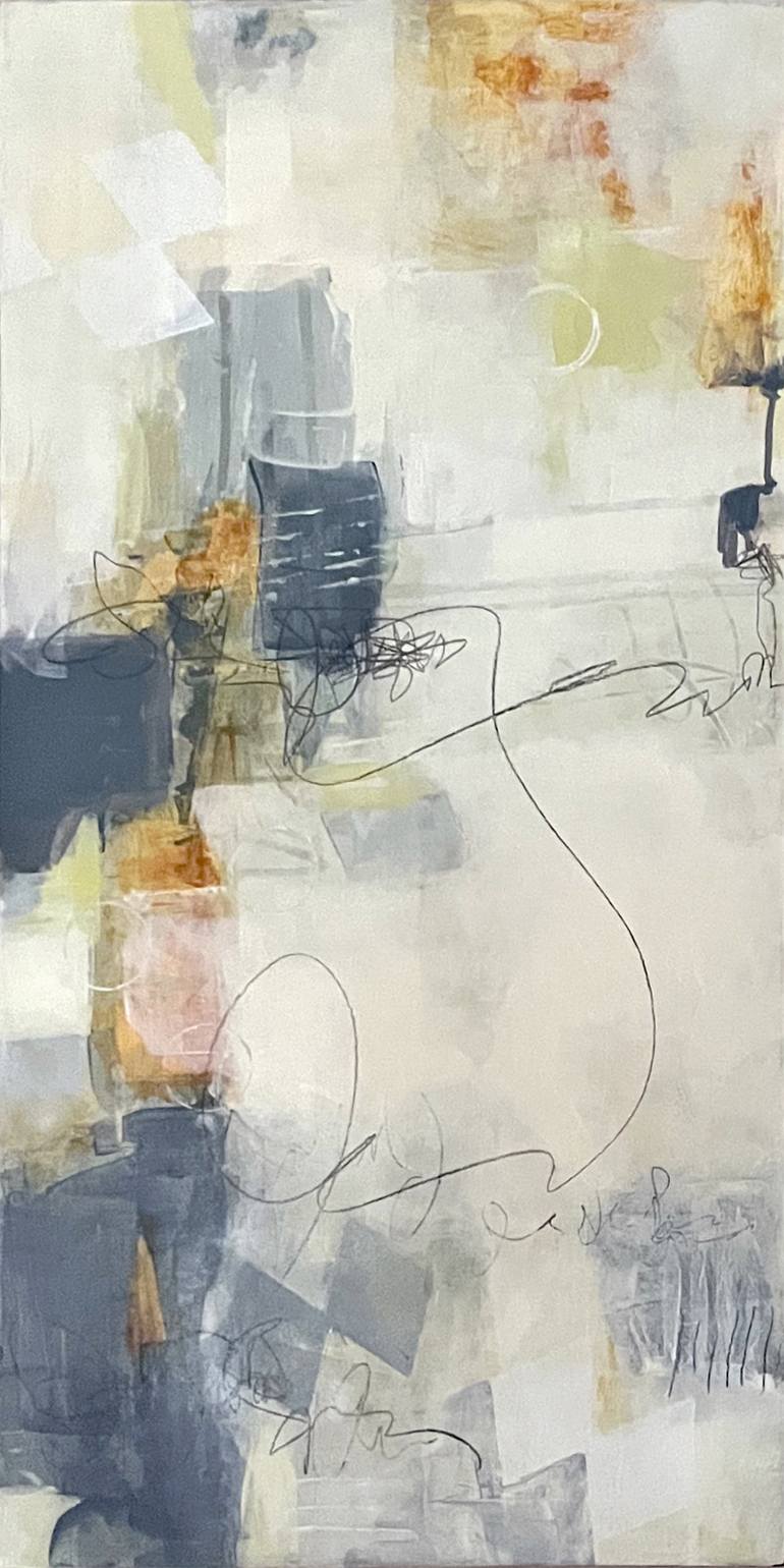 Original Abstract Painting by Maria Morales | Abstract Art on Wood | Limits We Set