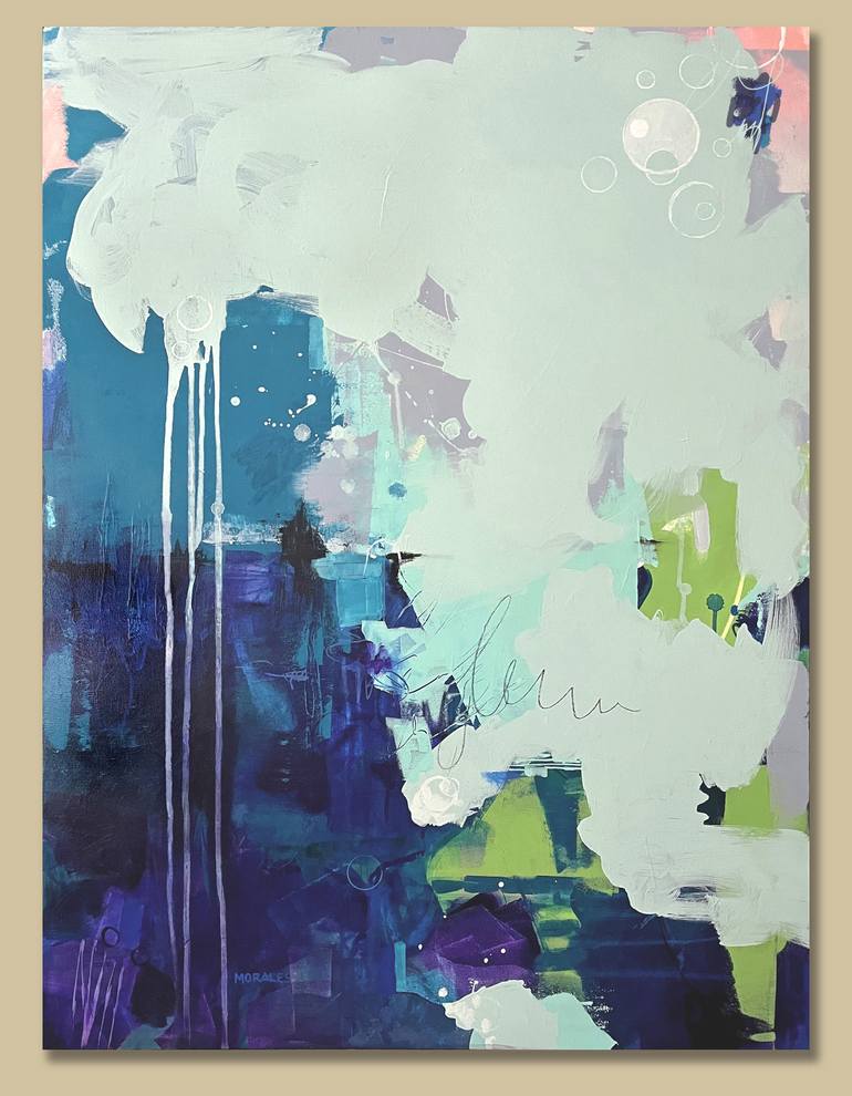 Original Abstract Painting by Maria Morales