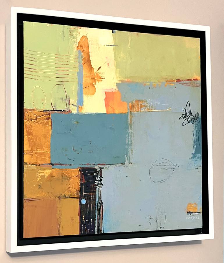 Original Abstract Expressionism Abstract Painting by Maria Morales