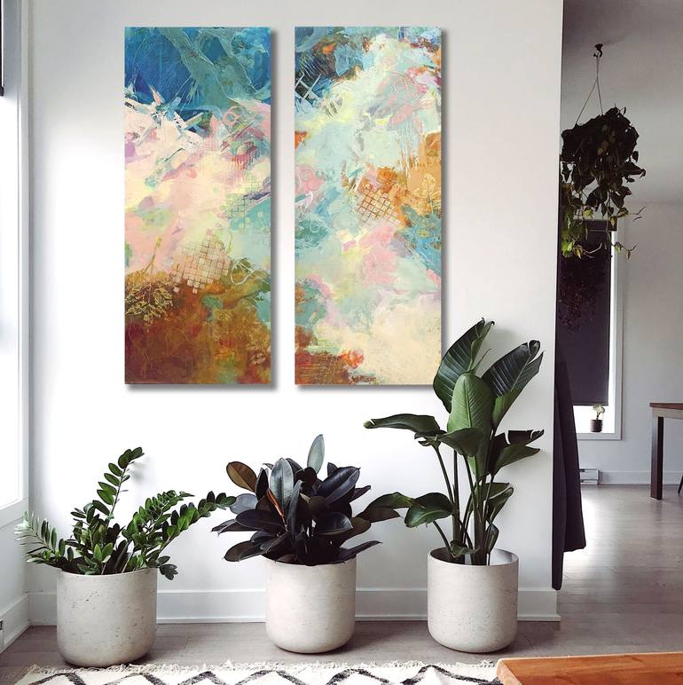 Original Painterly Abstraction Abstract Painting by Maria Morales