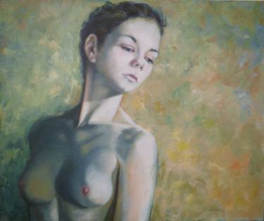 Original Figurative Nude Paintings by Maria Morales