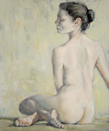 Original Figurative Nude Paintings by Maria Morales