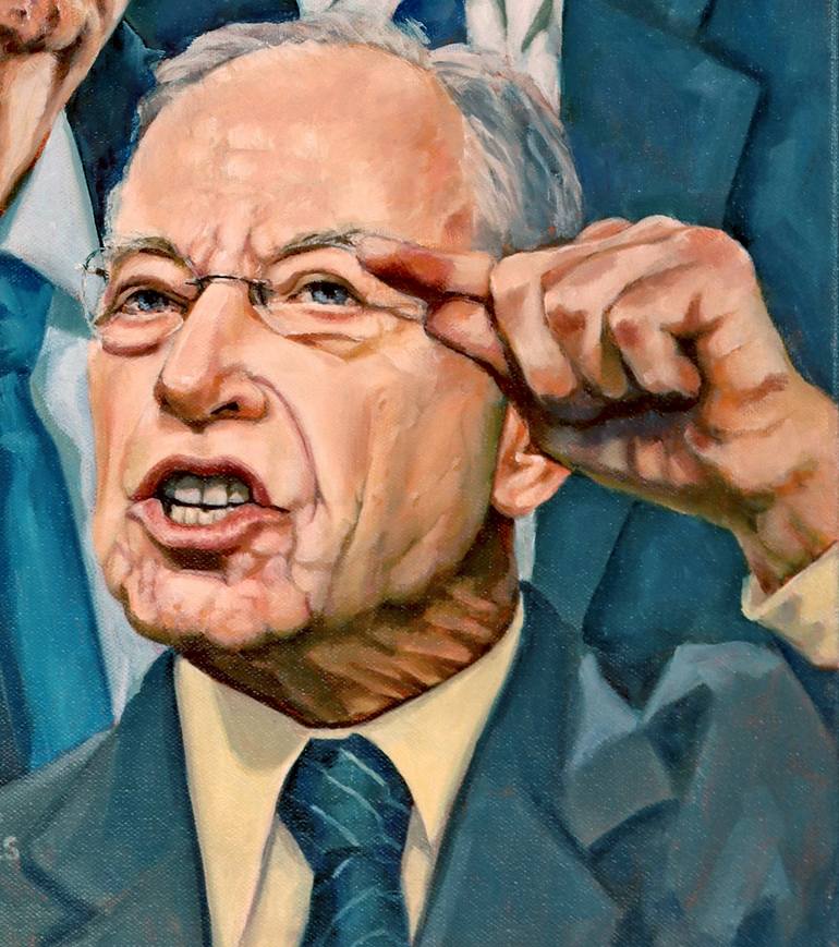 Original Conceptual Politics Painting by Maria Morales