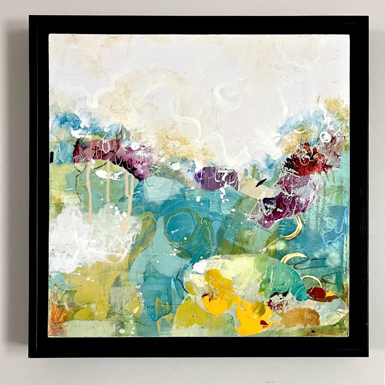 Original Abstract Expressionism Abstract Painting by Maria Morales