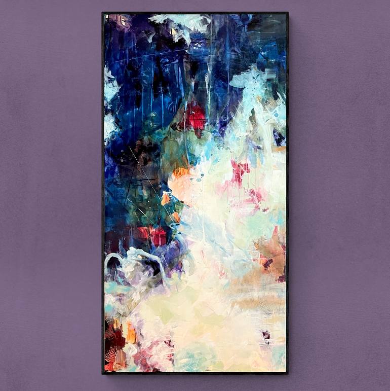 Original Abstract Expressionism Abstract Painting by Maria Morales