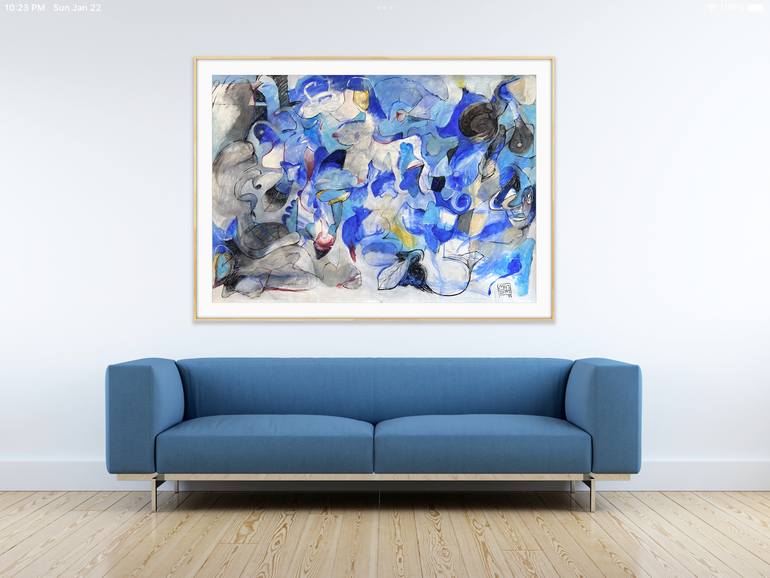 Original Abstract Expressionism Abstract Painting by Michael Ioffe