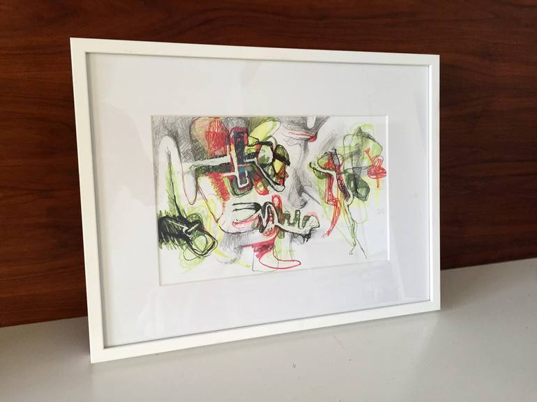 Original Abstract Expressionism Abstract Drawing by Michael Ioffe