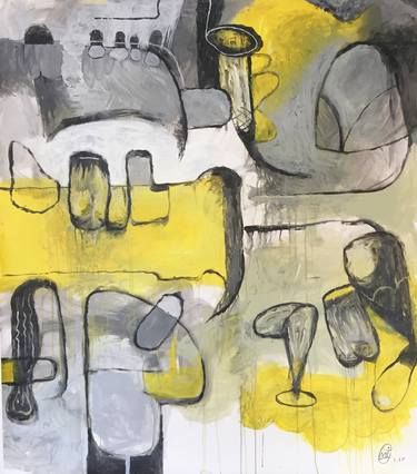 Original Abstract Expressionism Abstract Paintings by Michael Ioffe