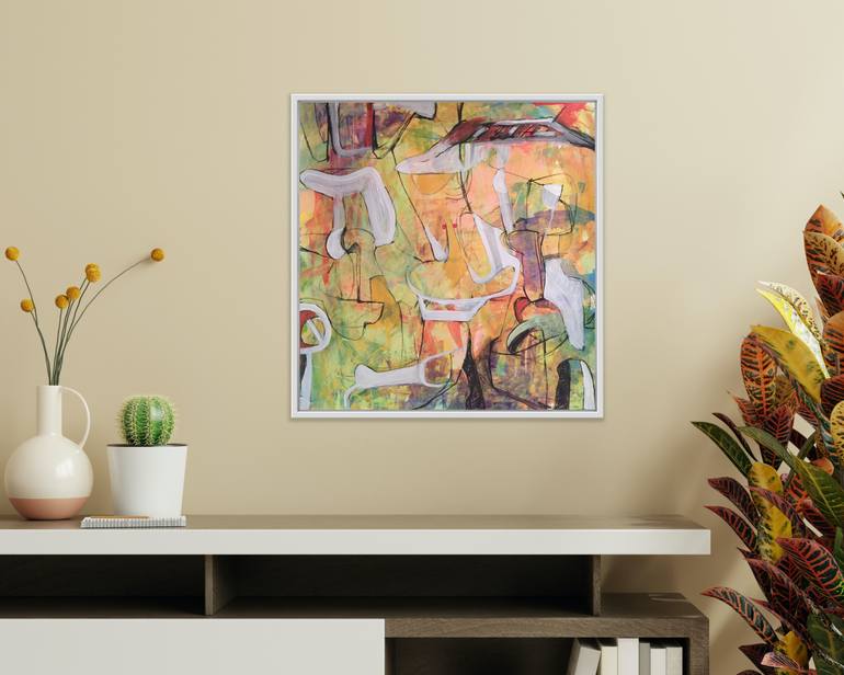 Original Abstract Expressionism Abstract Painting by Michael Ioffe