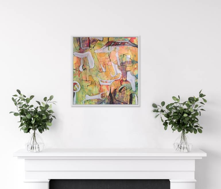 Original Abstract Expressionism Abstract Painting by Michael Ioffe