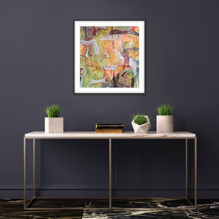 Original Abstract Expressionism Abstract Painting by Michael Ioffe