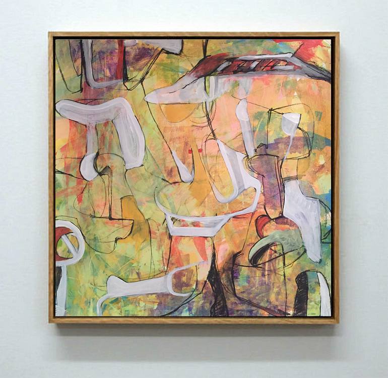 Original Abstract Expressionism Abstract Painting by Michael Ioffe