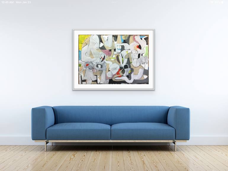 Original Abstract Expressionism Abstract Painting by Michael Ioffe