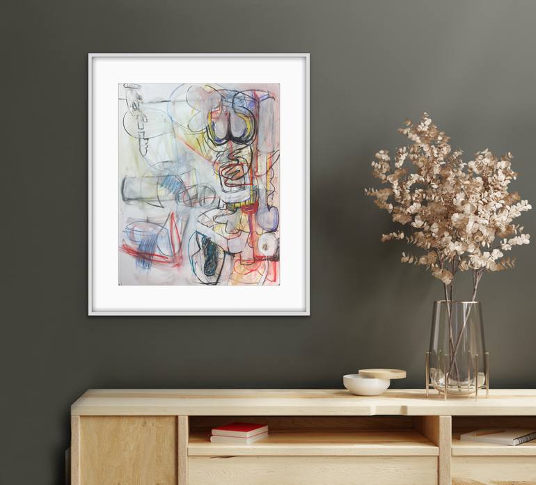 Original Abstract Expressionism Abstract Drawing by Michael Ioffe