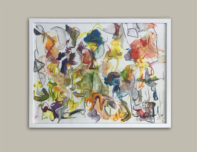 Original Abstract Expressionism Abstract Painting by Michael Ioffe