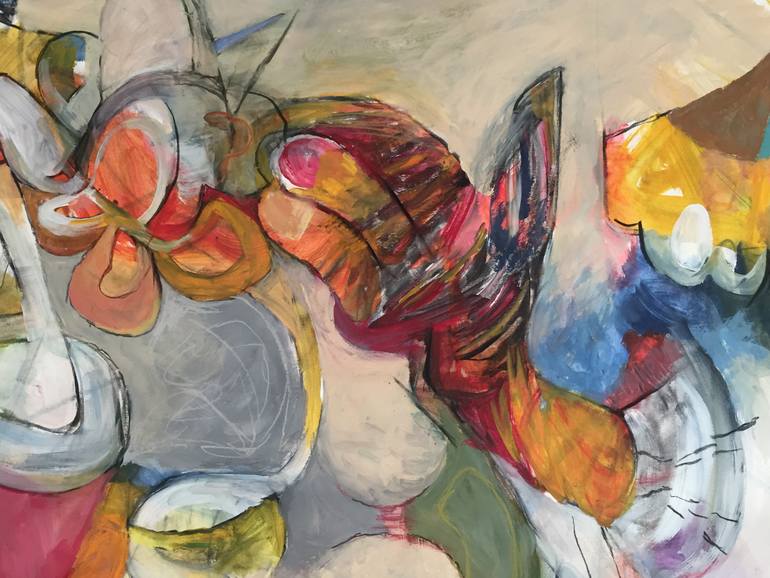 Original Abstract Expressionism Abstract Painting by Michael Ioffe