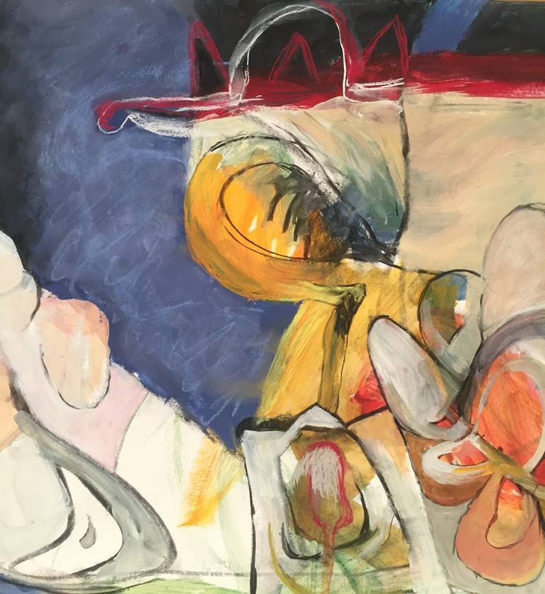 Original Abstract Expressionism Abstract Painting by Michael Ioffe