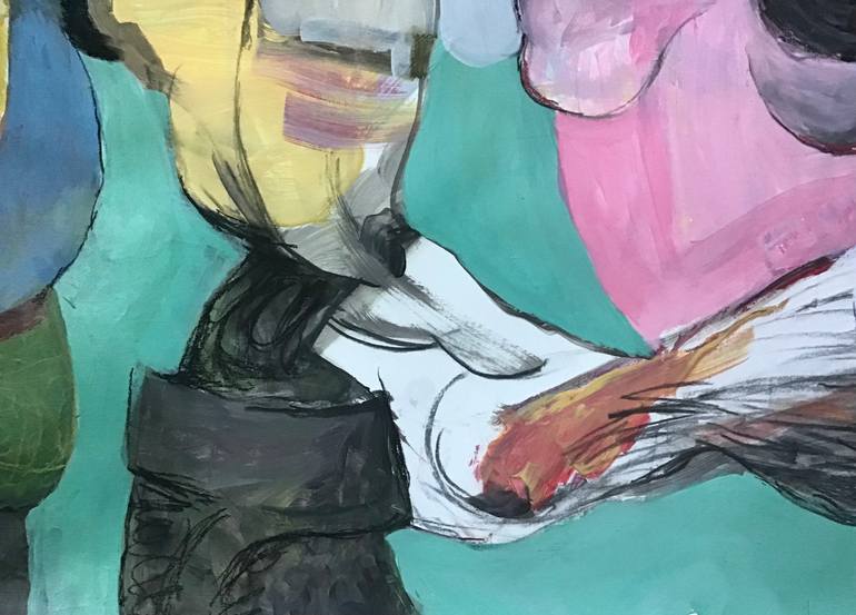 Original Abstract Expressionism Abstract Painting by Michael Ioffe