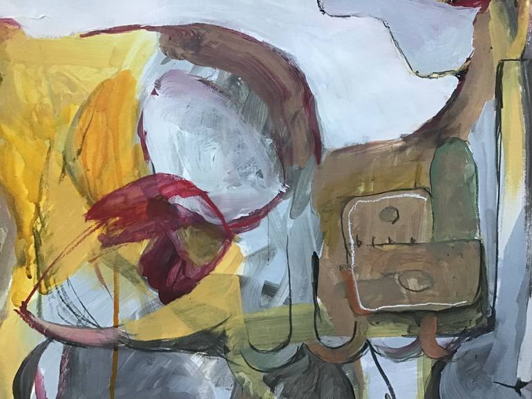 Original Abstract Expressionism Abstract Painting by Michael Ioffe